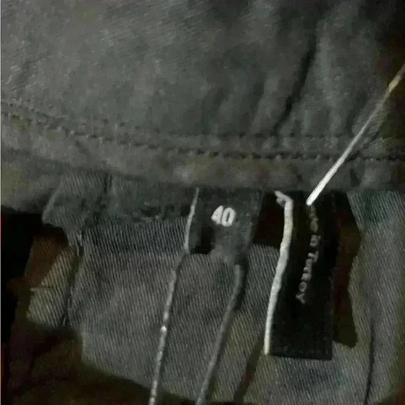 $145 NWT THEORY ZAINE GDS 7" BLACK PATTON MEN 40 CHINO SUPIMA COTTON TWILL SHORT - Picture 2 of 7